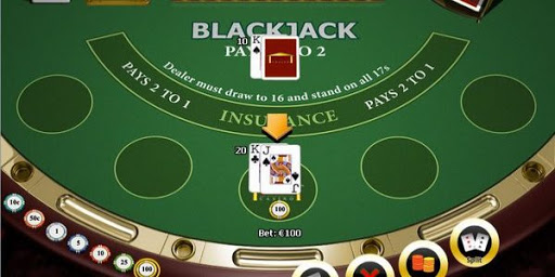 table de blackjack en ligne