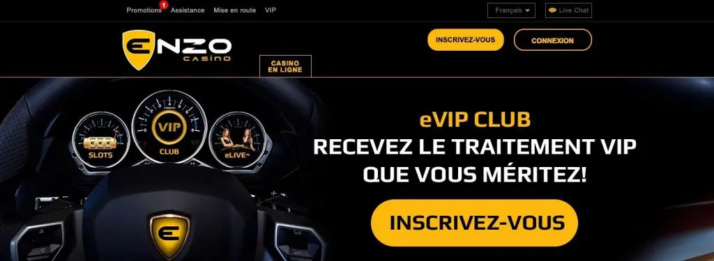 Enzo casino programme vip