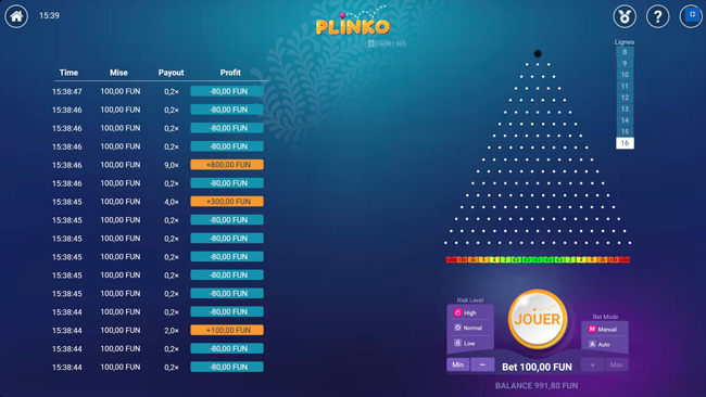 Plinko casino