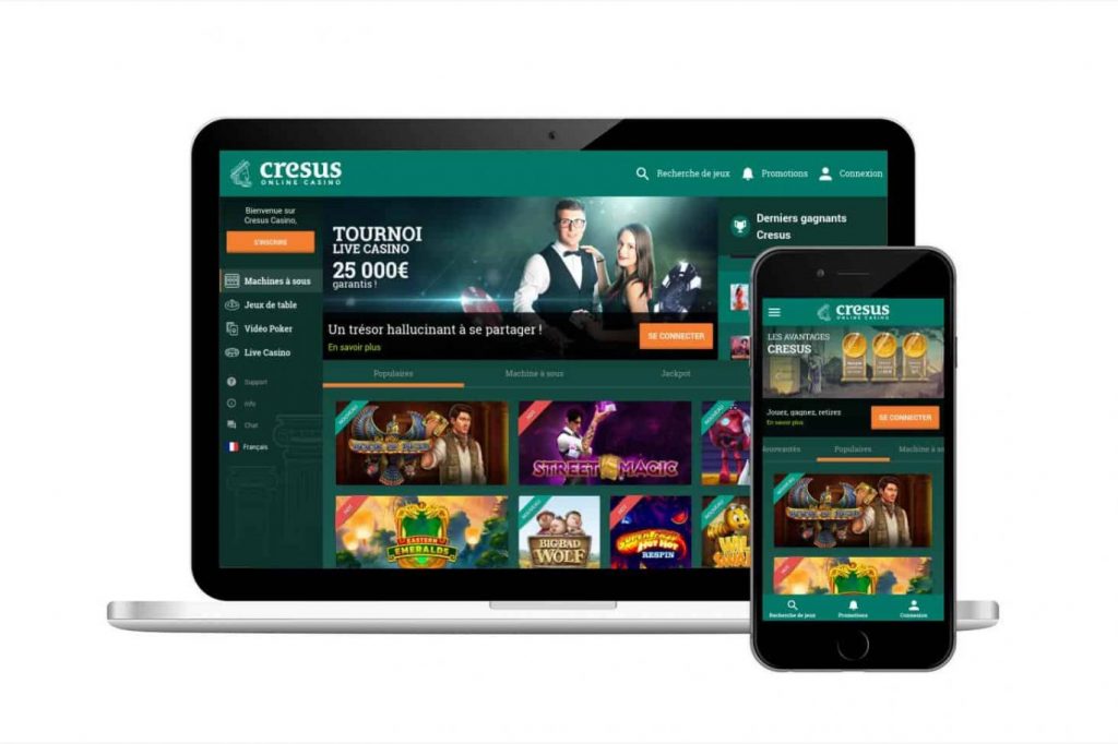 Cresus casino mobile