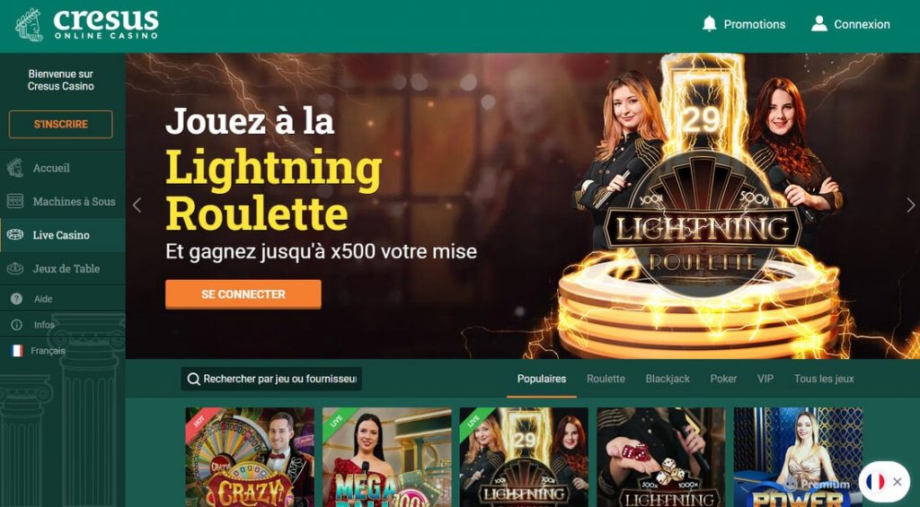 cresus online casino