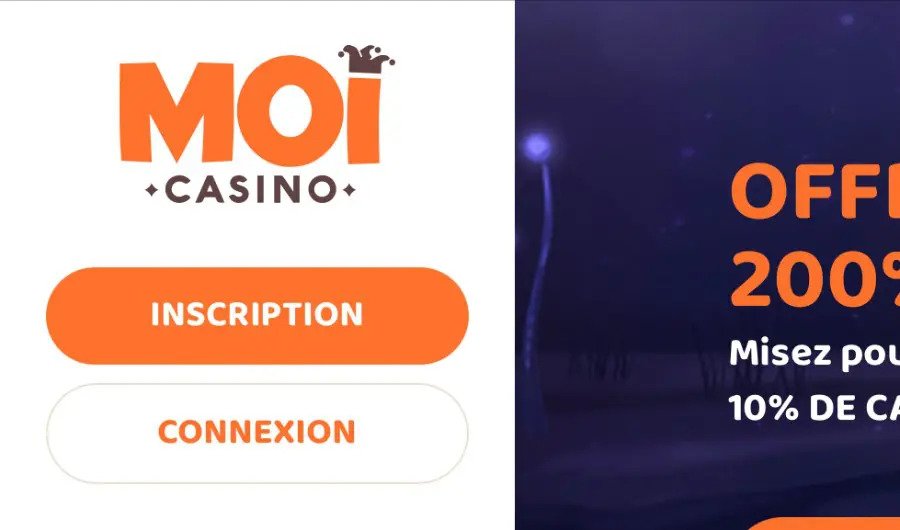 S'inscrire sur le casino Moi